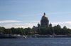 St Isaac's Cathedral across Neva River - St Petersburg, Russia